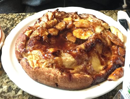 Richard Walker's Pancake House signature dishes Baked AppleDutch Baby PancakeSan Diego French Toast